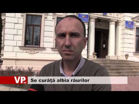 Se curăţă albia râurilor
