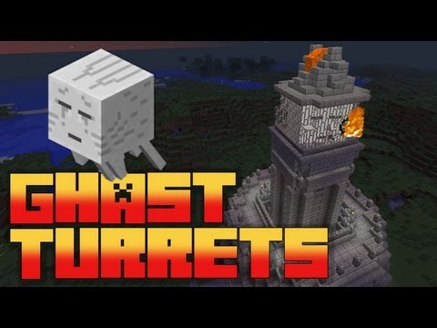 Minecraft: Epic Ghast Cannon Tower - Survival Mode