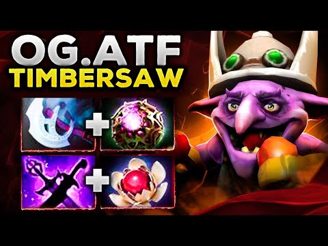 OG.ATF with his Timbersaw Signature item build - Manta Style