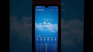 Download lagu cara melihat suhu udara atau cuaca hari ini dari hp sangat mudah #shorts mp3