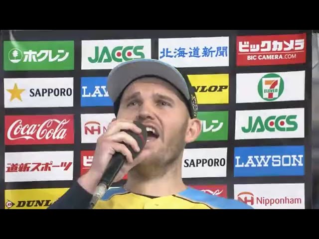 ファイターズ・エスコバー投手・レアード選手ヒーローインタビュー 2017/5/14 F-M