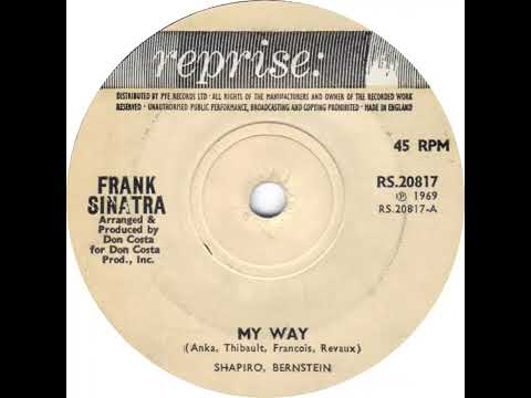 UK New Entry 1969 (69) Frank Sinatra - My Way