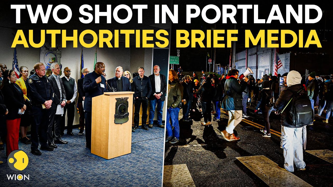 Portland Shooting LIVE: Authorities Brief Media After US Federal Agents Shoot Two in Portland | WION