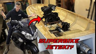 Homemade JETSKI part 4: Crazy Engine and driveline