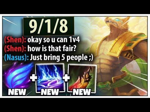 So New Nasus E REMOVES Your ARMOR...Riot Just Made Him GOD-TIER - League of Legends