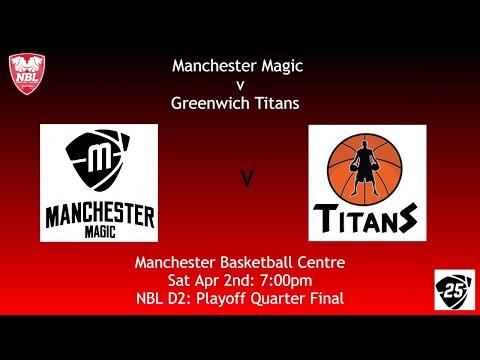 NBL D2: Manchester Magic v Greenwich Titans Quarter Final
