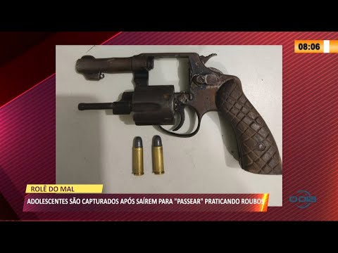 Adolescentes são capturados por praticar assaltos em Teresina 14 04 2021