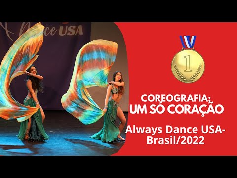 ALWAYS DANCE USA_BRASIL/ 2022 I 1º LUGAR- DANÇA DO VENTRE – DUO AVANÇADO I Espaço Daniela Guimarães