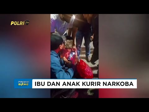 BNN JAKARTA AMANKAN IBU DAN ANAK KURIR NARKOBA