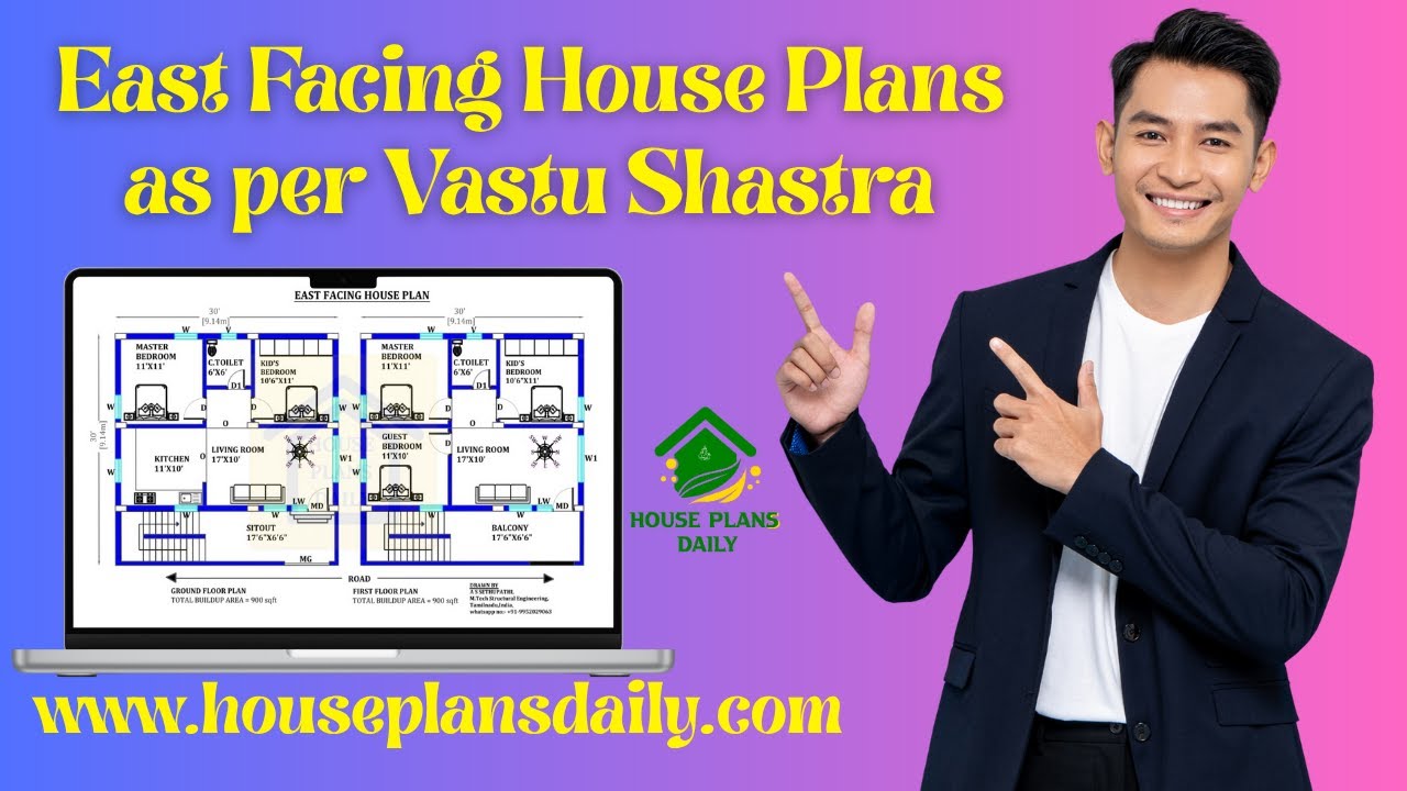 East Facing House Plans as per Vastu Shastra