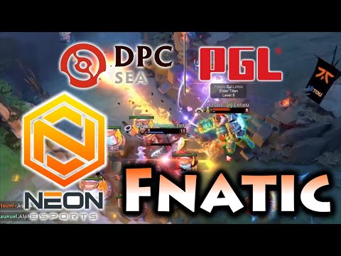 DOTA 2 FNATIC vs NEON   TOP 1 vs TOP 2   DPC 2021  Season 1   SEA Upper Division Dota 2 Highlights