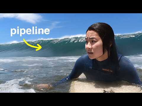 I Try Surfing The Most Dangerous Wave with No Experience (Pipeline Hawaii)