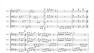 ねこバス[トロンボーン4重奏](久石譲/AKI-C)/Cat Bus[Trombone Quartet](Joe Hisaishi/AKI-C)