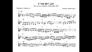 If This Isn't Love - Cannonball Adderley's Solo Transcription in C