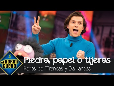Trancas y Barrancas retan a Tom Holland al piedra, papel o tijeras - El Hormiguero