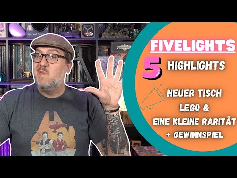 Fivelights der Woche: Neuer Tisch, Lego und eine Rarität bekommen + Gewinnspiel