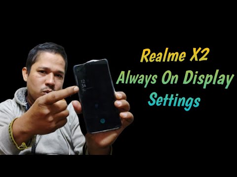 How To Turn On Always On Display On Realme X2 | Realme Mobile Main Always On Display kaisey on Karey