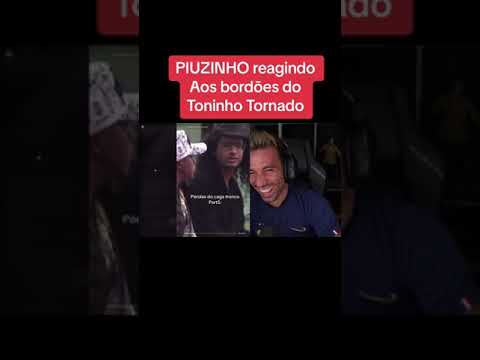 piuzinho reagindo Aos bordões do toninho tornado 🤣#piuzinho #pegadinha #memes
