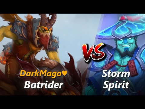 DarkMago♥ mid Batrider vs Storm Spirit | First 10 minutes