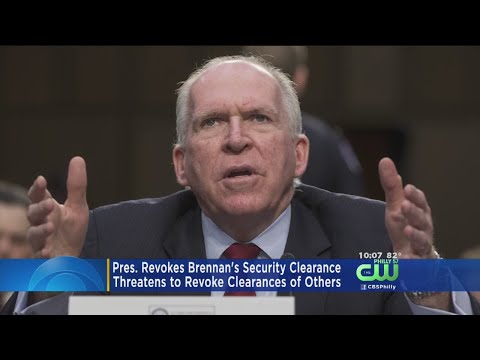 Trump Revokes Former CIA Director Brennan's Security Clearance