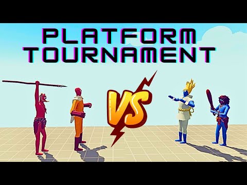 PLATFORM TOURNAMENT ALL TABS CHARACTERS - Totally Accurate Battle Simulator TABS