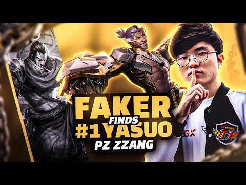 FAKER vs #1 Yasuo Korea *15,000 Hours of Yasuo*