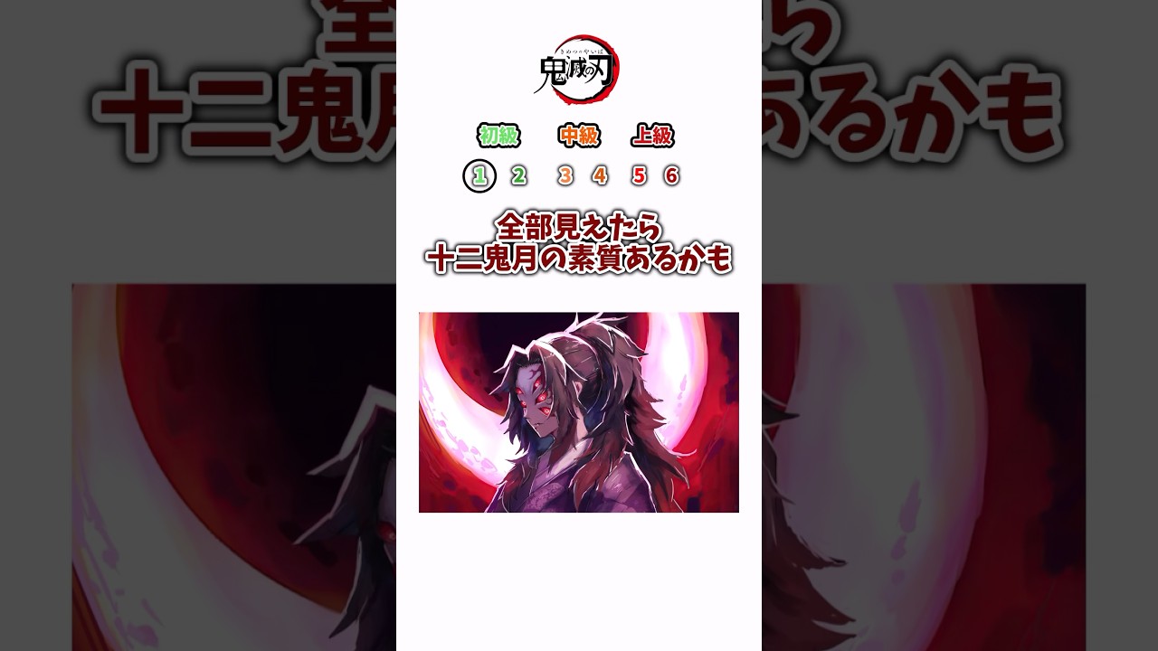 全部見えたら十二鬼月の素質あり！Part7 #鬼滅の刃 #クイズ #暇つぶし