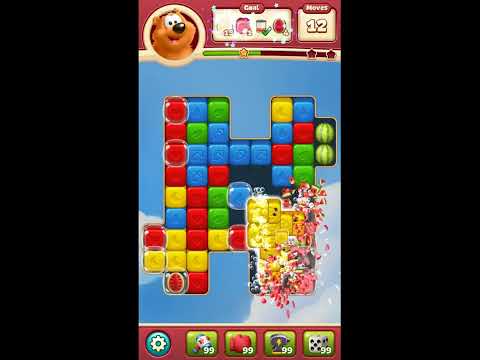 Toon Blast Level 7514 - NO BOOSTERS 🐻🐺🐱 | SKILLGAMING ✔️