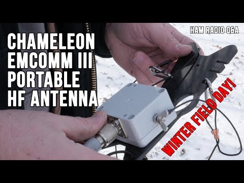Chameleon Emcomm III Portable Antenna (Winter Field Day) - Ham Radio Q&A