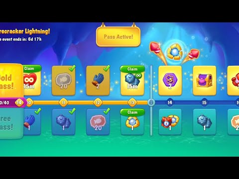 @Fishdom Level 11405 - 11410. 🧨⚡Level 13 🔓