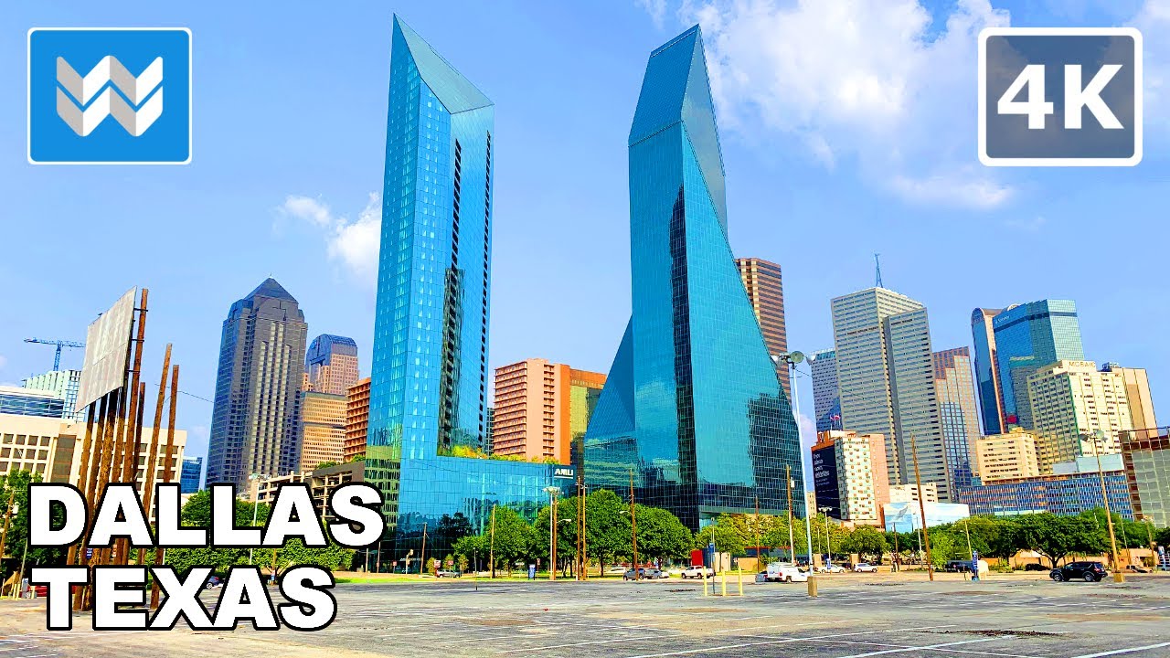 Immersive street-level walking tour through Dallas, TX, United States, showcasing authentic urban landscapes, local architecture, and the vibrant atmosphere of the city's neighborhoods
