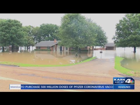 Dumas affected by standing water, road closures from flash flooding