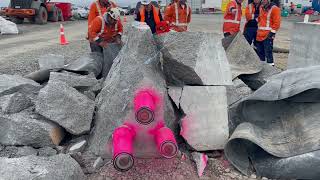 Concrete Demolition with AutoStem Cartridges - Trial 2