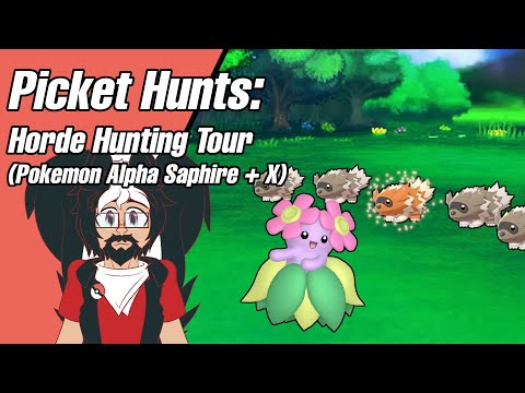 【VTuberEN】Shiny Hunting Stream: Horde Hunting Tour (Alpha Sapphire+X) & Hardcore Shinylocke (Violet)