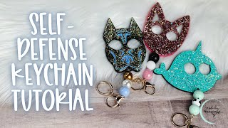 Making Self-Defense Keychains with Bubblegum Beads!