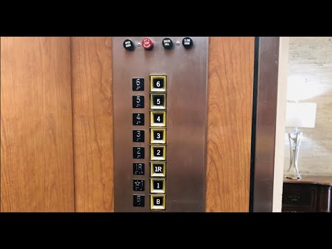 Epic vintage Otis elevators - Ohio One Bldg. - Downtown, Youngstown, OH