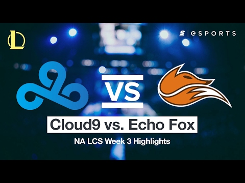HIGHLIGHTS: Cloud9 vs. Echo Fox (2017 NA LCS Spring)