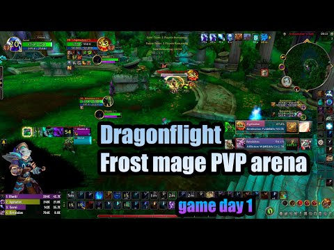Frost mage PVP arena 2v2. Wow Dragonflight
