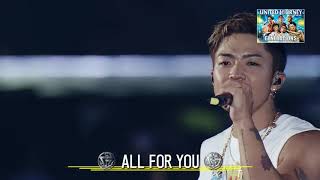 GENERATIONS from Exile Tribe (United Journey Dome Tour 2019)&#39;ALL FOR YOU&#39;
