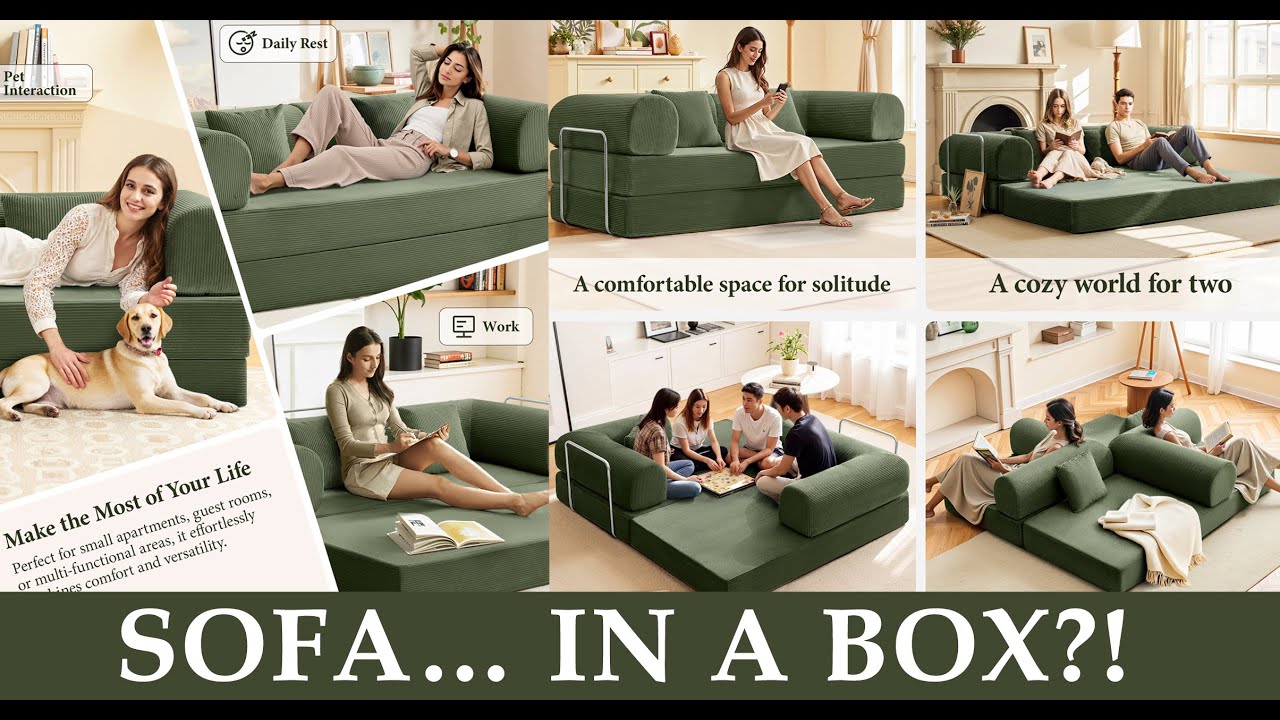 Tiny Box, Big Sofa! The Easiest Living Room Upgrade Ever
