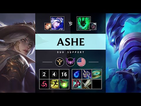Ashe Support vs Thresh - NA Master Patch 25.11