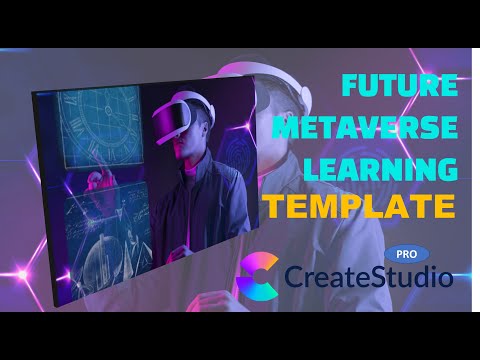 Made in Create Studio Pro - Metaverse Promo Template