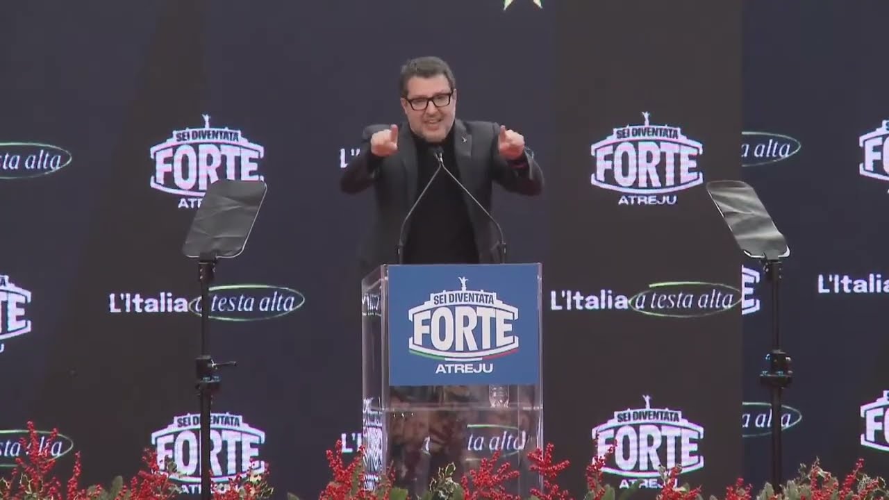 MATTEO SALVINI INTERVIENE AD ATREJU 2025