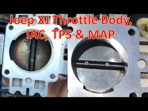 Jeep Cherokee XJ Throttle Body, IAC, TPS & MAP Cleaning & Replacement
