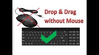 Use without mouse ||How to Drag and drop excel formula in excel 7,8,10,16|| Without mouse drop &drag