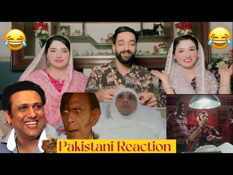 पाकिस्तानी प्रतिक्रिया Pakistani Reaction to Indian’s movie Rajaji funny scene😂🤣|Govinda|Raveena|