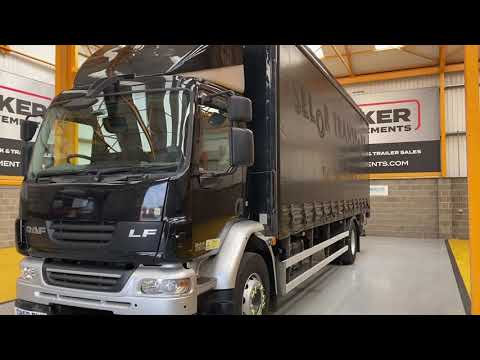 New In Stocklist For Sale: DAF LF55 EURO 4, 4X2 18 TONNE CURTAINSIDER - 2009 - GN59 BLK