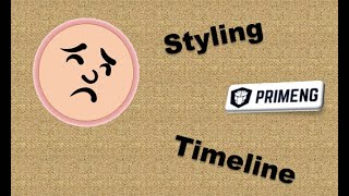 PrimeNG Timeline