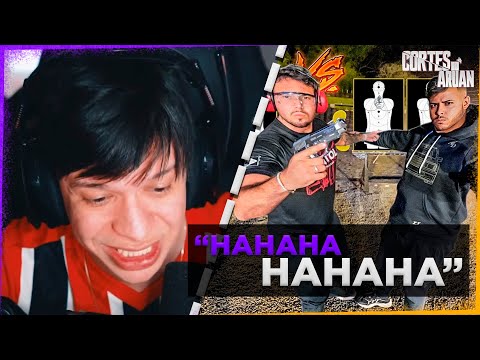 Aruan reacts to Léo da Hornet vs Renato Garcia - who is the best shooter with a real gun!!