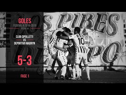 Federal A 2018-2019: Cipolletti 5 – 3 Deportivo Madryn (Goles)